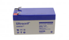 Acumulator plumb acid Ultracell 12V 1.3Ah; Cod EAN: 5948636029567 foto