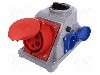 Conector alimentare AC, IEC 60309, IP44, 32A, 400V AC, 5 pini, PCE - 960625411W