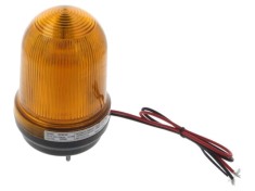 Semnalizator luminos și acustic QLIGHT MFL80-BZ-12/24-A LED ambră 12-24V IP65