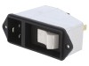 Conector alimentare AC soclu tată 16A 250VAC IEC 60320 EF12