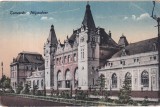 Timișoara. Gara / Temesv&aacute;r. P&aacute;lyaudvar (scrisa 1922)
