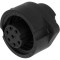 Conector circular soclu PIN 7 mamă lipire ECOMATE C016
