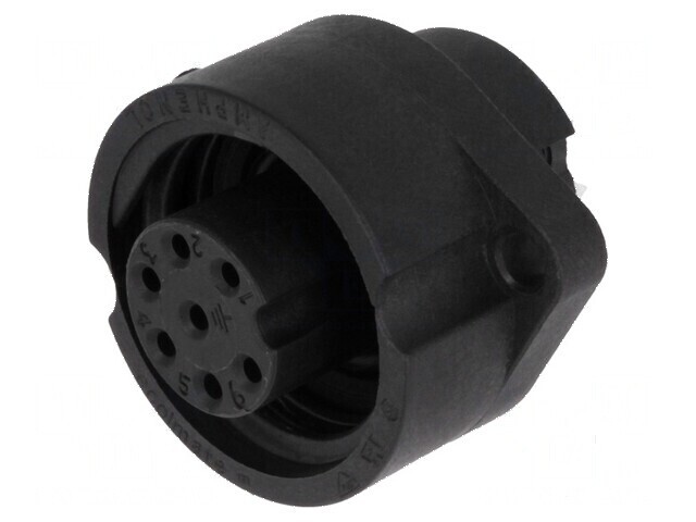 Conector circular soclu PIN 7 mamă lipire ECOMATE C016
