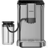 Espressor automat Heinner Genesis HEMA-D20DGREY, 1350 W, 1.5 l, 20 bar, Capacitate boabe cafea 190g, Spumare lapte, Gri