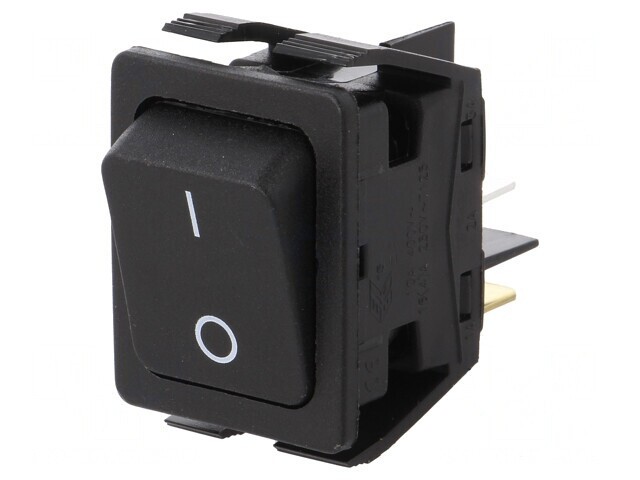 Comutator Basculant Negru ON-OFF 16A/250VAC 20A/28VDC