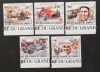 INS.COMORE-75 Ani,Grand prix- 5 v. -Obliterate.-WS 186D, Africa, Sport