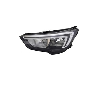 Far OPEL CROSSLAND X, 03.2017-01.2021, partea stanga, TYC, cu LED daytime running light; H7+H7+PSY24W; electrical; cu motor; halogen, foto