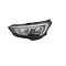 Far OPEL CROSSLAND X, 03.2017-01.2021, partea stanga, TYC, cu LED daytime running light; H7+H7+PSY24W; electrical; cu motor; halogen,