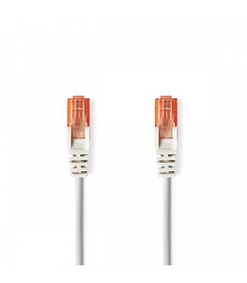 Cablu UTP CAT6 RJ45 tata - RJ45 tata 1m gri Nedis foto