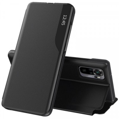 Husa pentru Xiaomi Poco M5s / Redmi Note 10S / Note 10, Techsuit, eFold, Neagra foto