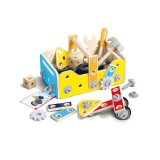 Jucarie din lemn - Set de scule de construit, Hape