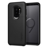 Husa Silicon Spigen Slim Armor, Samsung G965 Galaxy S9 Plus, Negru Blister