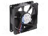 Ventilator 80x80x25mm, 24V DC, volum aer 69m3/h, EBM-PAPST - 8414NG foto