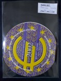 Franța 2002 - Set complet de euro bancar de la 1 cent la 2 euro, Europa