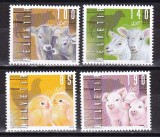 Elvetia 2013 fauna animale domestice MI 2309-2312 MNH w68, Nestampilat