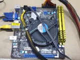 Placa de bază ASRock H61M-VG3 + procesor i5 3470 + 8GB DDR3