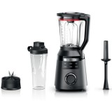 Blender Bosch MMB6654B, 1800 W, lame ProSepeed, Smart Detect, 45000 rpm, 2 L, cana Tritan, 6 programe, Negru