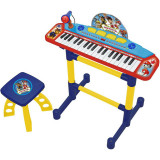 Keyboard electronic cu microfon si scaunel Paw Patrol, Reig Musicales
