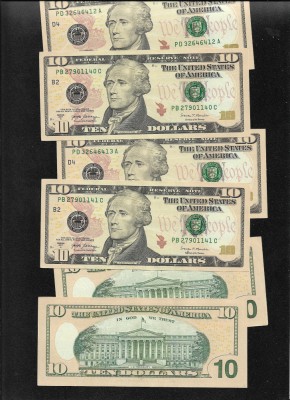 Statele Unite ale Americii USA SUA 10 dollars 2017 A aunc pret pe bucata foto