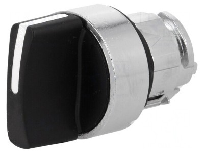 Comutator rotativ 22mm negru ZB4BD4 foto