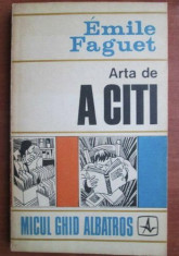 Emile Faguet - Arta de a citi foto