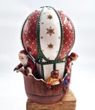 Decor pentru Craciun figurina portelan Villeroy &amp; Boch seria Nostalgic Dreams , Balon cu Aer Cald