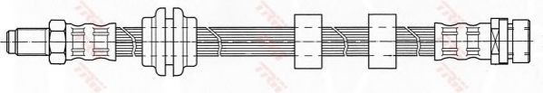 Conducta / cablu frana FORD FOCUS (DAW, DBW) (1998 - 2007) TRW PHB432