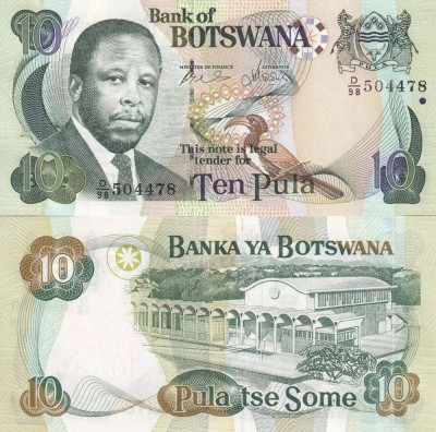 Botswana 2007 - 10 pula UNC foto