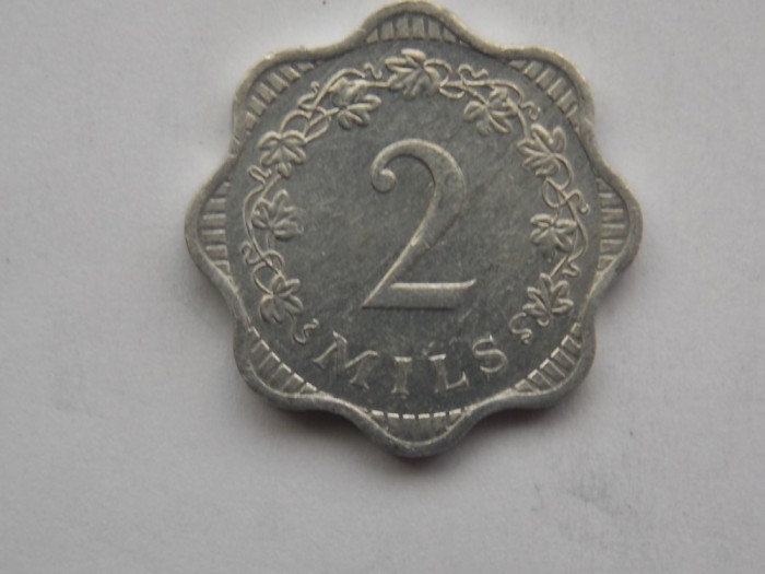 2 mils 1972 Malta
