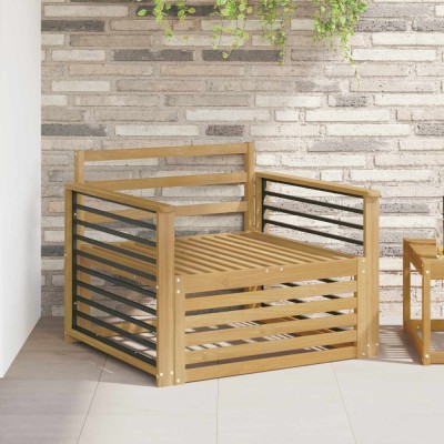 Canapea de exterior Lemn Solid de Acacia Alb foto