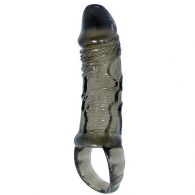 BAILE - PENIS EXTENSION SHEATH WITH STRAP FOR TESTICLES 11.5 CM foto