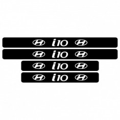 Set protectie prag Hyundai i10 sticker auto foto