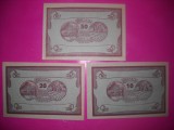 HOPCT BANCNOTA NOTGELD NR 101 - MANNING -SET 3 BUC -10,20 SI 50 HELLER 1920 -AUSTRIA-UNC