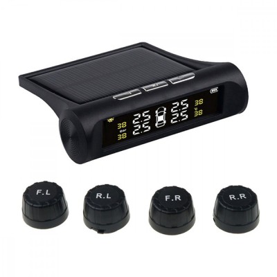 Set 4 senzori de presiune si temperatura anvelope , afisaj LCD .incarcare Solara foto