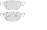 MOTAQUIP LVXL1652 set placute frana,frana disc