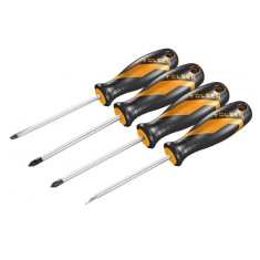 Set de 4 surubelnite Cr-V cu varft magnetic , GRIPro, Tolsen