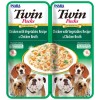Churu Dog Twin Pui cu Legume in Aspic, 80g (2x40g), Hrana Complementara Caini, Vitamina E, Fara Cereale