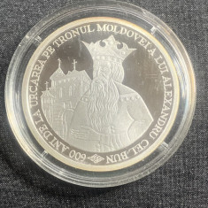 Moneda 500 lei 2000 argint Alexandru cel Bun jubiliara