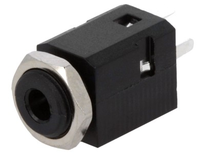 Conector Jack 3,5mm Stereo cu Piuliță Hexagonală foto