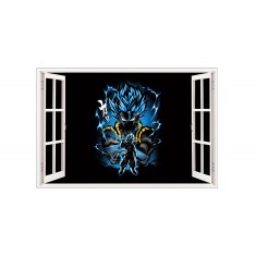 Sticker decorativ, fereastra 3D, Dragon Ball, 85 cm, 1027STK