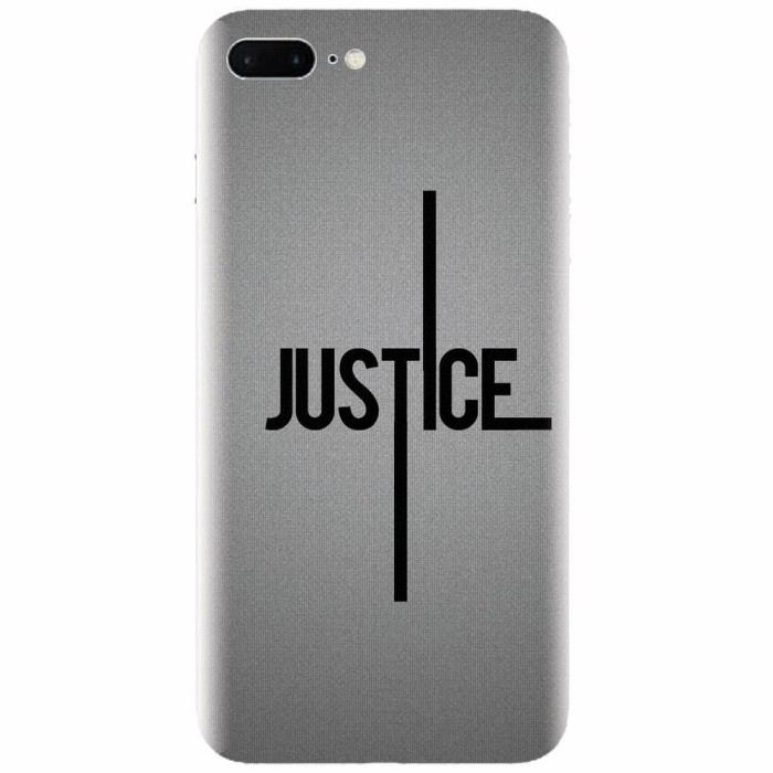 Husa silicon pentru Apple Iphone 8 Plus, Amir Justice Minimalistic Nubheebuccus Text