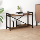 vidaXL Bibliotecă Stejar afumat 80 x 30 x 48.5 cm Lemn compozit