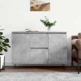 vidaXL Servantă, gri beton, 104x35x70 cm, lemn prelucrat