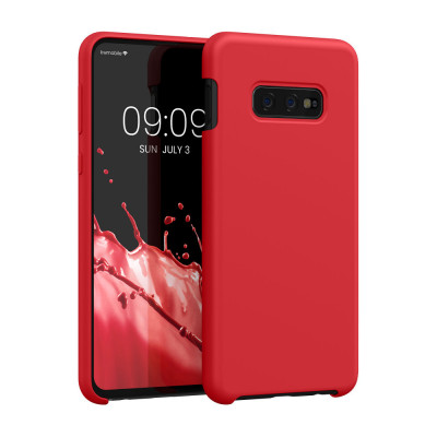 Husa kwmobile pentru Samsung Galaxy S10e, Silicon, Roz, 47944.238 foto