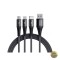 Cablu Incarcare USB-A - Lightning / microUSB / USB-C Joyroom S-1230G4 3in1 20W 1.2m Negru