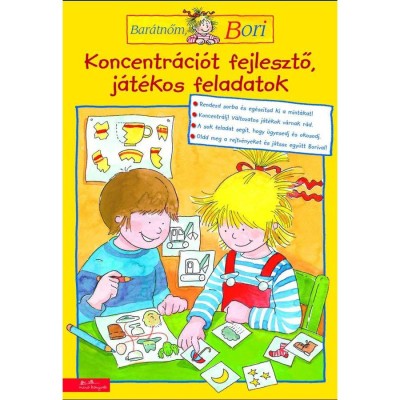 Koncentr&amp;aacute;ci&amp;oacute;t fejlesztő j&amp;aacute;t&amp;eacute;kos feladatok - Bar&amp;aacute;tnőm, Bori foglalkoztat&amp;oacute; f&amp;uuml;zet - Hanna S&amp;ouml;rensen foto