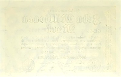 10 Millionen Mark 1923 UNC foto