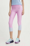 Mizuno leggins de alergare Impulse Core culoarea roz, modelator, J2GBB207