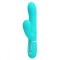 Vibrator Twinkled Tenderness Mariana, 4 in 1, Silicon, USB, Albastru, 22.6 cm