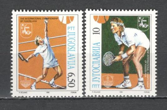 Iugoslavia.1990 Turneu de tenis SI.597
